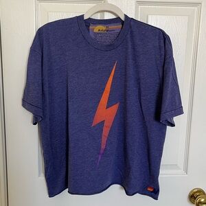 Aviator Nation Bolt Fade Boyfriend Tee